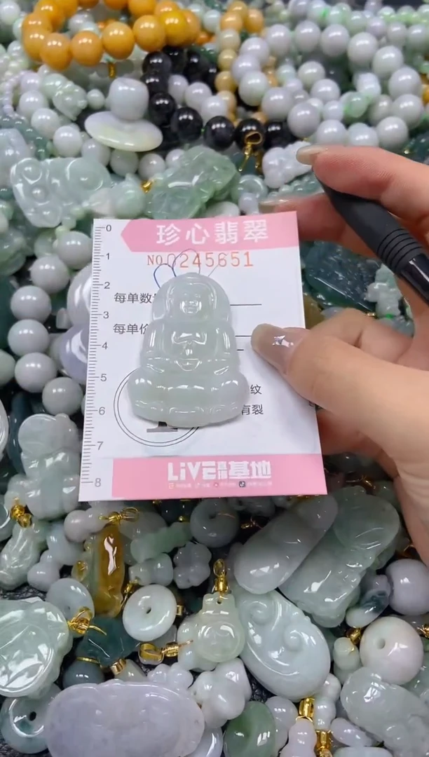 翡翠未镶嵌颈饰闪购0245651