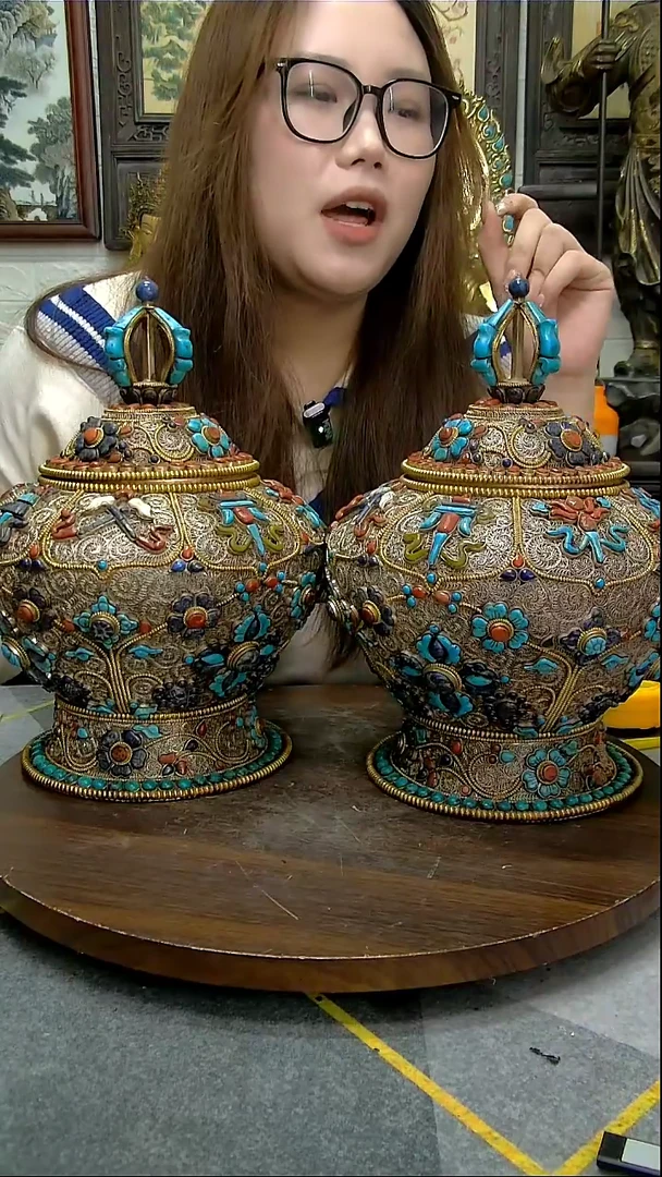 【闪购商品】财神罐铜像造像收藏造像