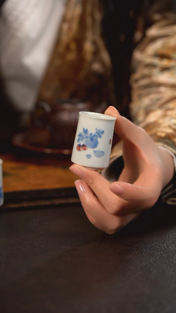 【闪购商品】杯聚澜堂如意清供拇指杯