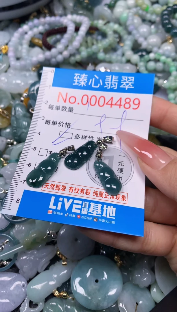 【闪购商品】翡翠颈饰未镶嵌含绳0004489