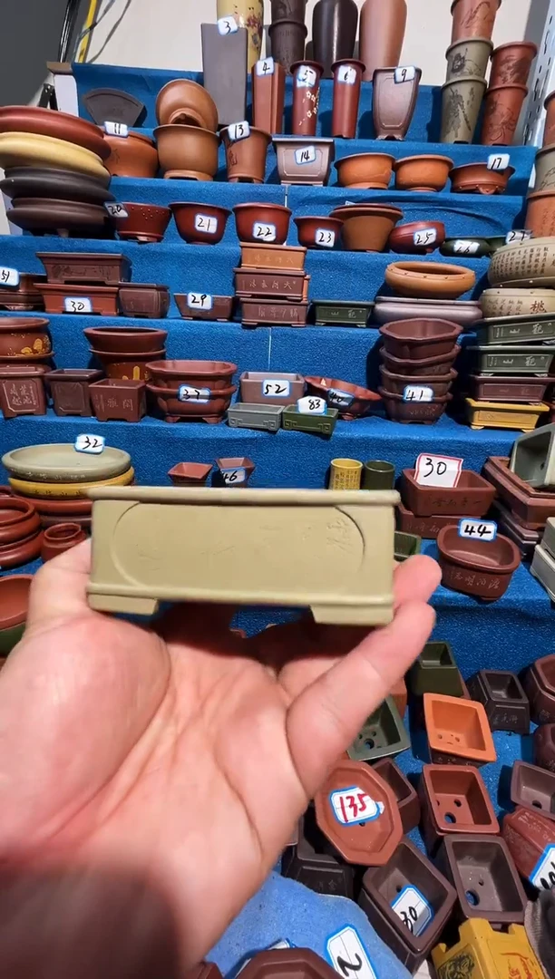 【闪购商品】紫砂紫砂花盆9*6*2.7微暇