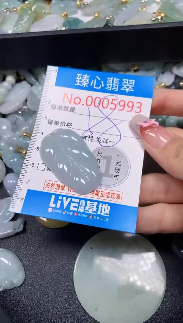 【闪购商品】翡翠颈饰未镶嵌含绳0005993