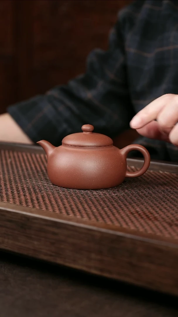 茶壶紫砂底槽清素影