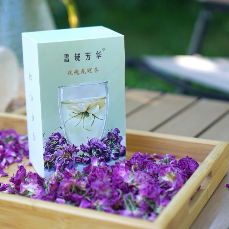 雪域芳华 2025年大马士革玫瑰花冠茶 20g（约45朵）拍前一定看说明！