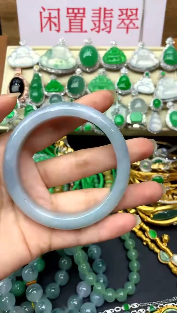 翡翠手镯未镶嵌105-中国好珍宝