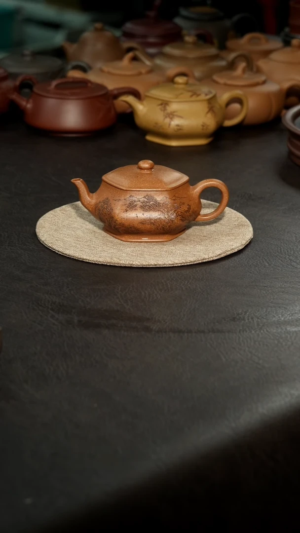 茶壶紫砂陈*锦08六方明炉