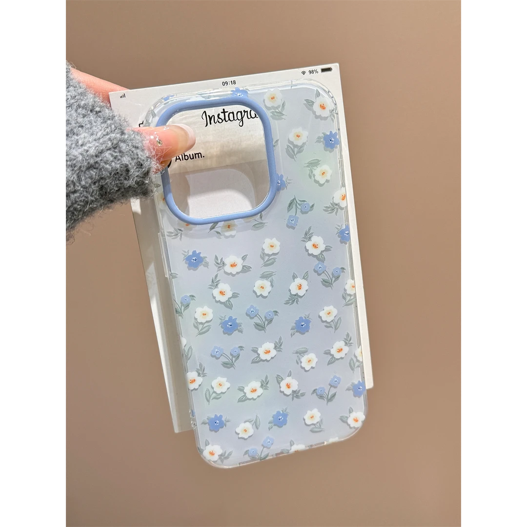 春日满屏花朵适用苹果手机壳华为vivo小米荣耀oppo红米可爱女全包