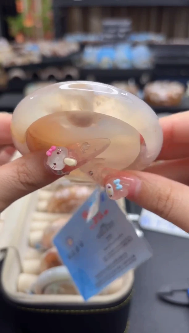 未镶嵌手镯石英质玉3(58圈赠送镯心)