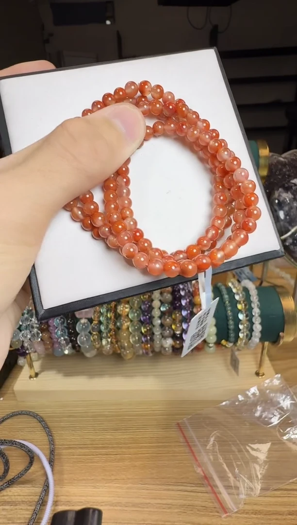 未镶嵌手链南红玛瑙晶6789 约4mm