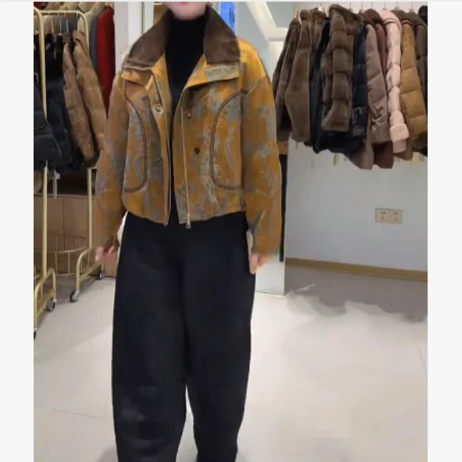 2025冬季新款潮流韩版爆款网红外套裤子惜QA12