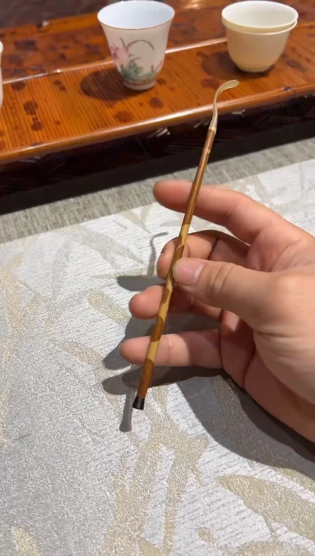 扇子湘妃竹茶拨福建妃