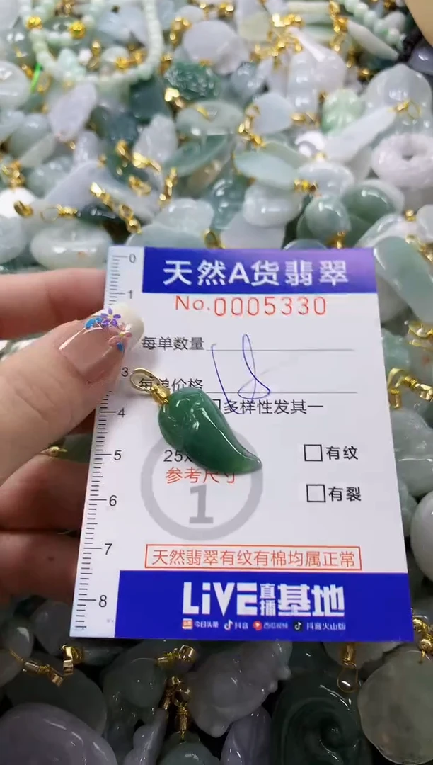 颈饰未镶嵌翡翠天然A货翡翠