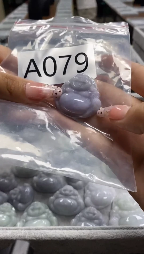翡翠未镶嵌颈饰a079天然缅甸A货翡翠