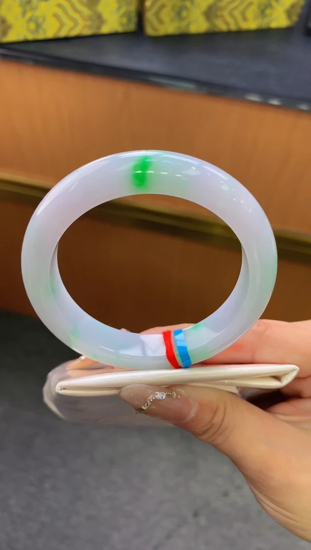 未镶嵌手镯翡翠-F50-正圈55.8