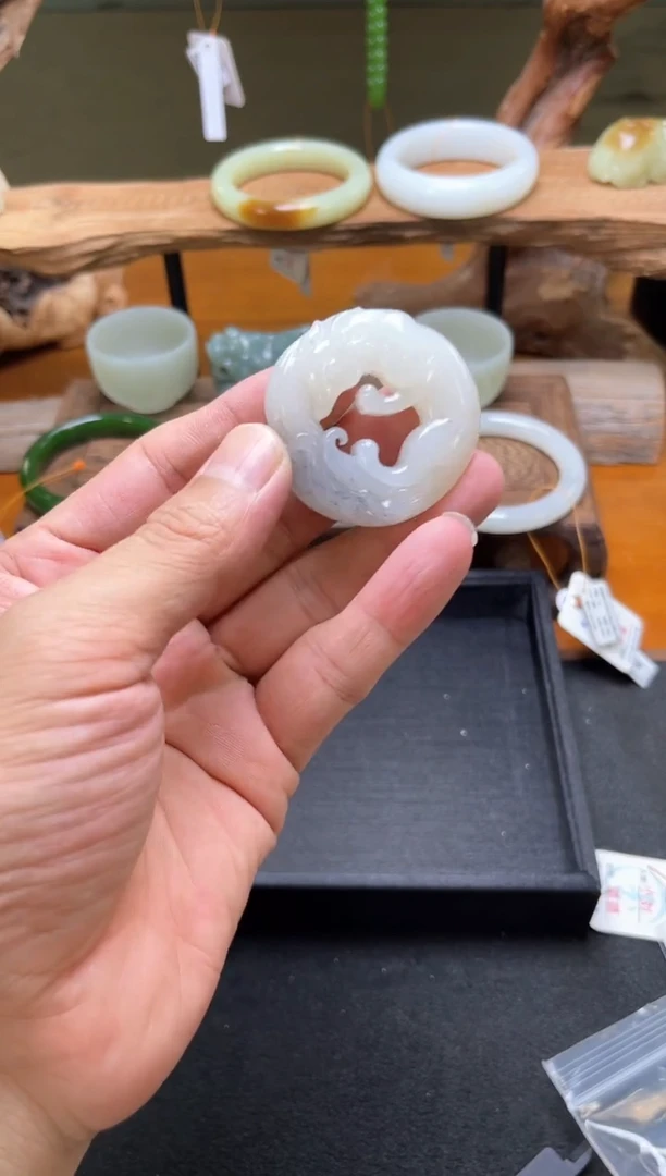 吊坠(不含链)未镶嵌和田玉新疆黑山 凤九