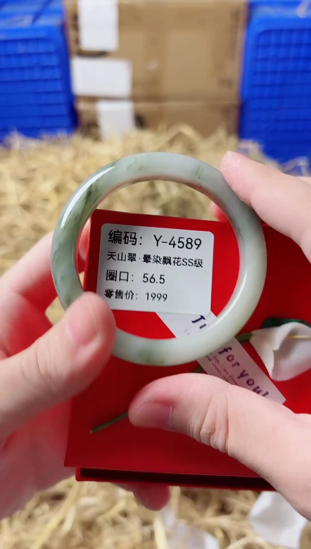 未镶嵌手镯石英质玉Y-4589
