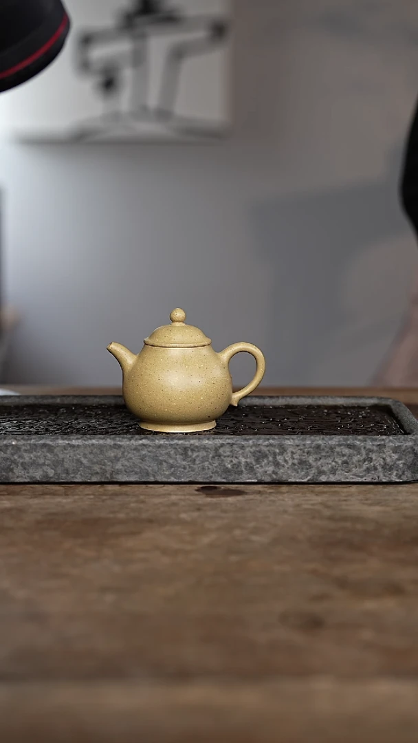 【闪购商品】紫砂壶潘壶大水潭绿泥130cc