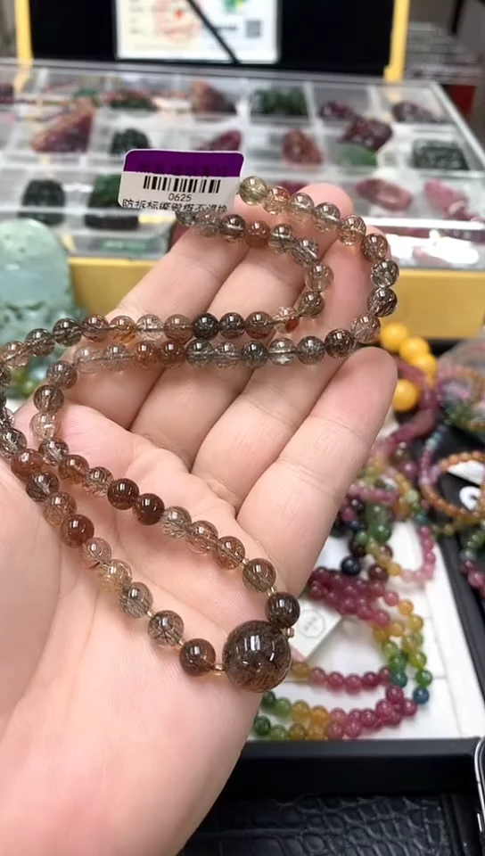 未镶嵌颈饰发晶手链41