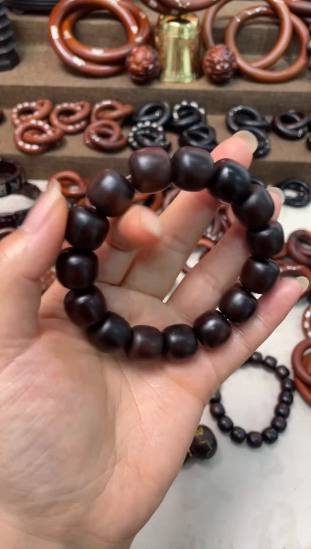 木枣木玉化1.5桶珠手串