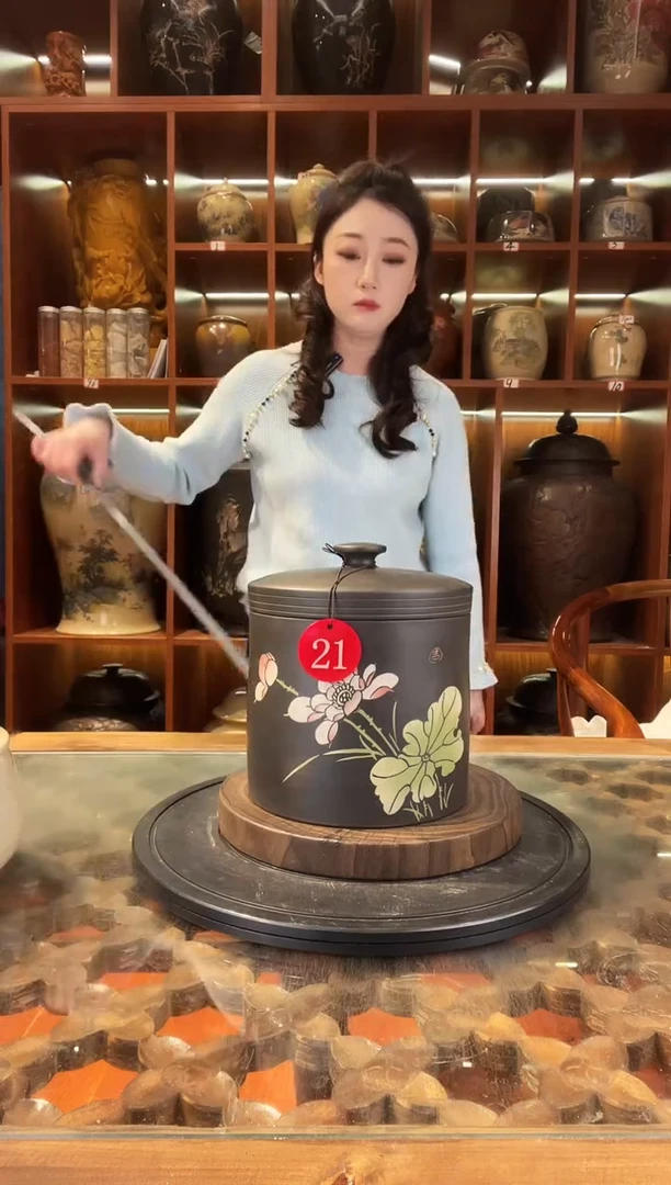 【闪购商品】缸云南建水紫陶茶罐@21