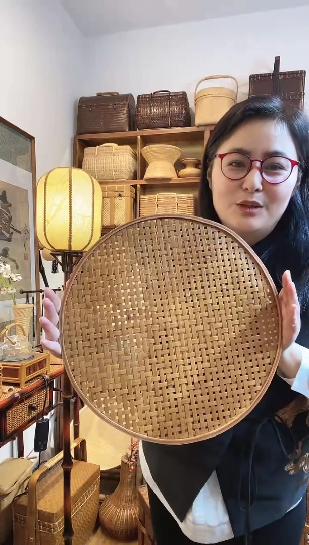 【闪购商品】手工竹编圆形饺子帘