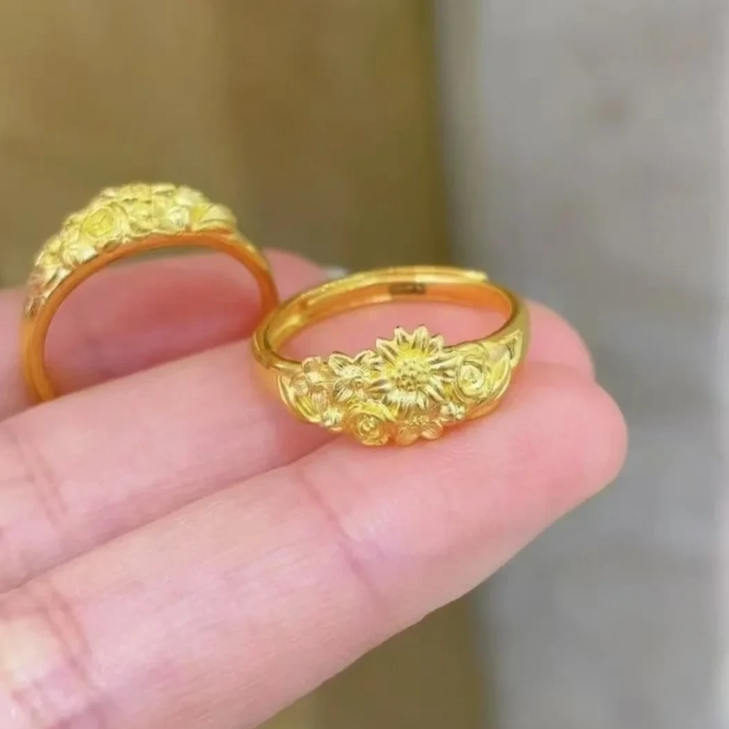 LBJ250712223开口繁花戒指模具 首饰模具 打金模具