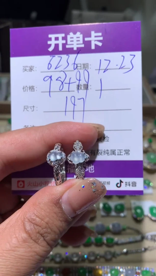 未镶嵌翡翠耳饰用****6向 用户4311193406236