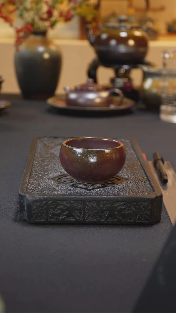 紫砂柴烧纯自然柴烧