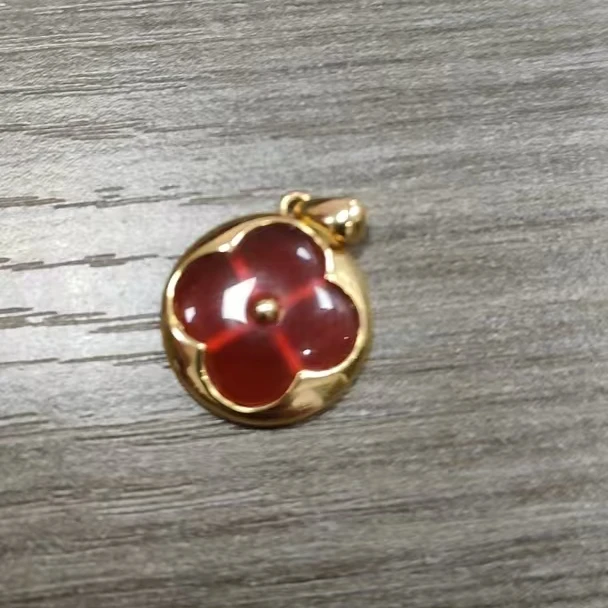 18K金花花轻奢吊坠