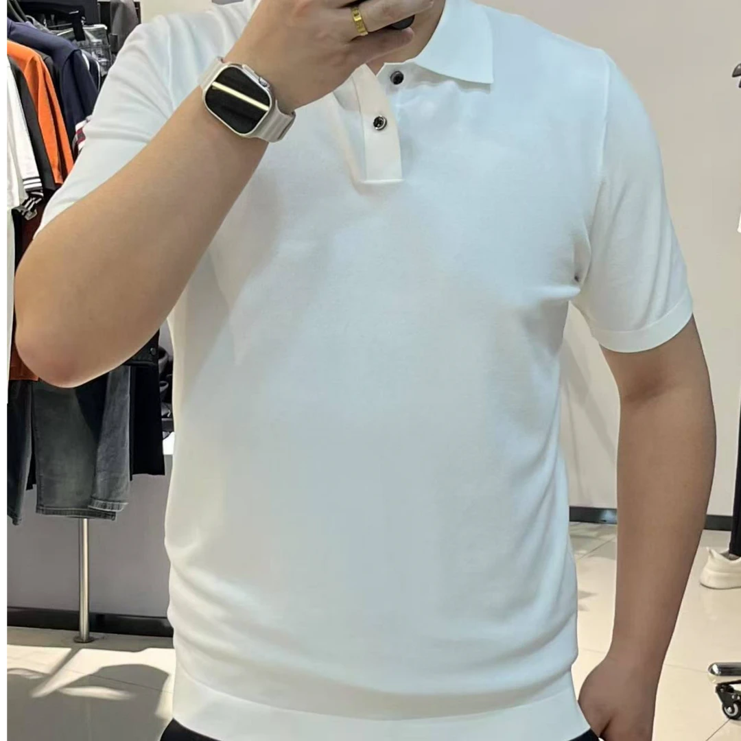 2025年男士夏季净面新款伊力特短袖