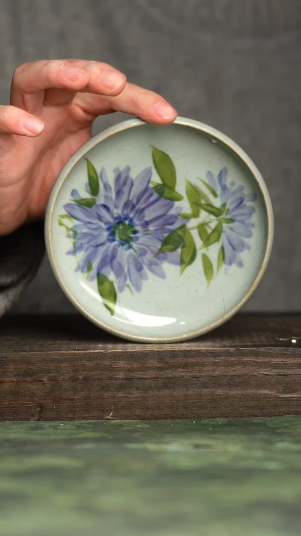 【闪购商品】杯青诗手工手绘瓷器