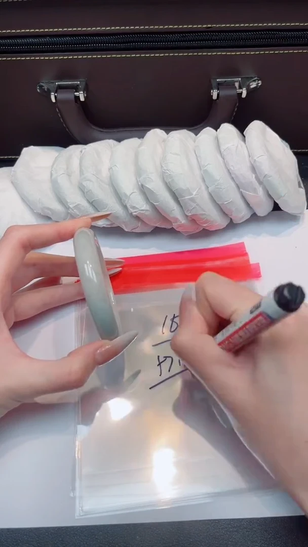 未镶嵌手镯翡翠默认有瑕，no退换-167