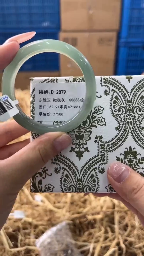未镶嵌手镯石英质玉D2879