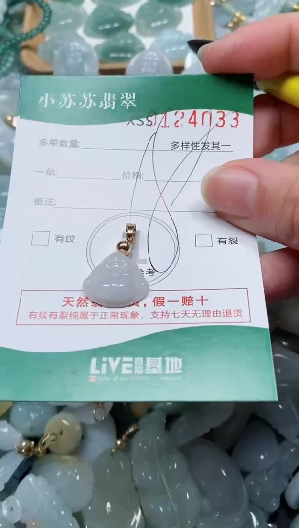 【闪购商品】翡翠颈饰未镶嵌闪购商品0124033