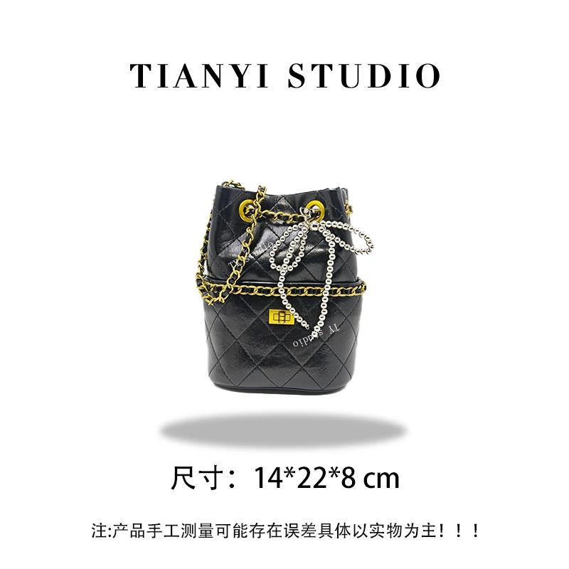 【TY】SD-5397-1-小香黑 轻奢小众设计感时尚斜挎韩版女包包