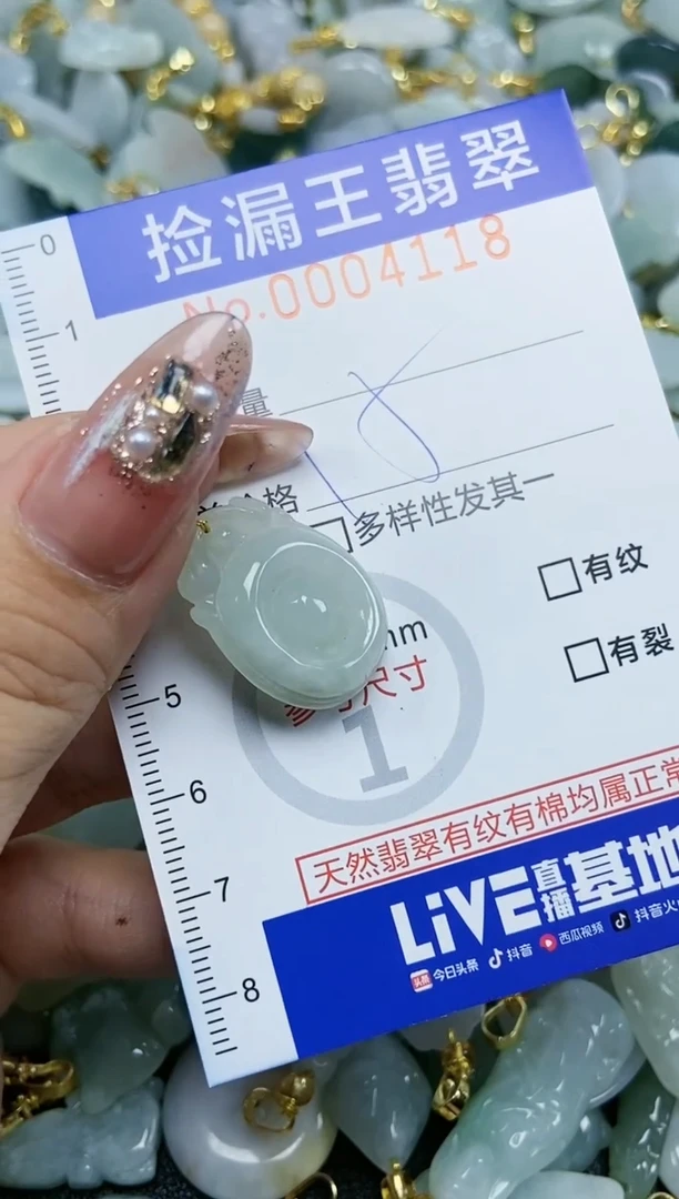 翡翠未镶嵌颈饰天然A货翡翠