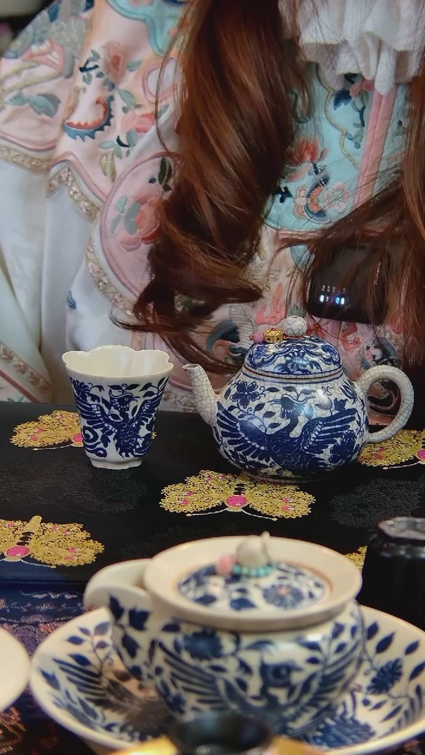 【闪购商品】茶具壶主人杯手绘手工