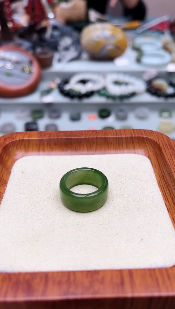 【闪购商品】和田玉戒指未镶嵌11号