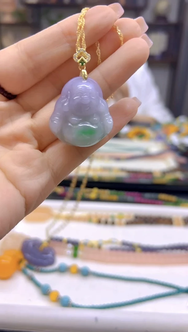 翡翠银S925镀金镶嵌吊坠(赠链)DIY款D222