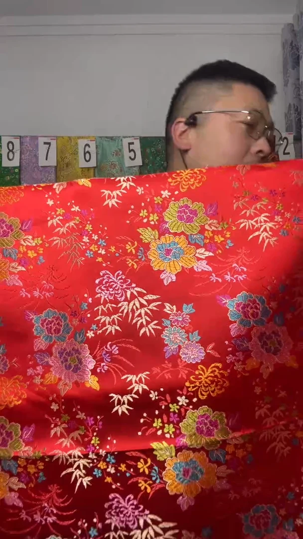 混纺织锦缎 幅宽 长度120.60