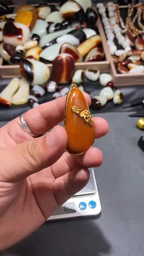 【闪购商品】和田玉挂件未镶嵌YL-LL-2.19-19多样性发货