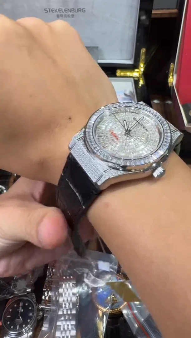 金属机械自动手表10