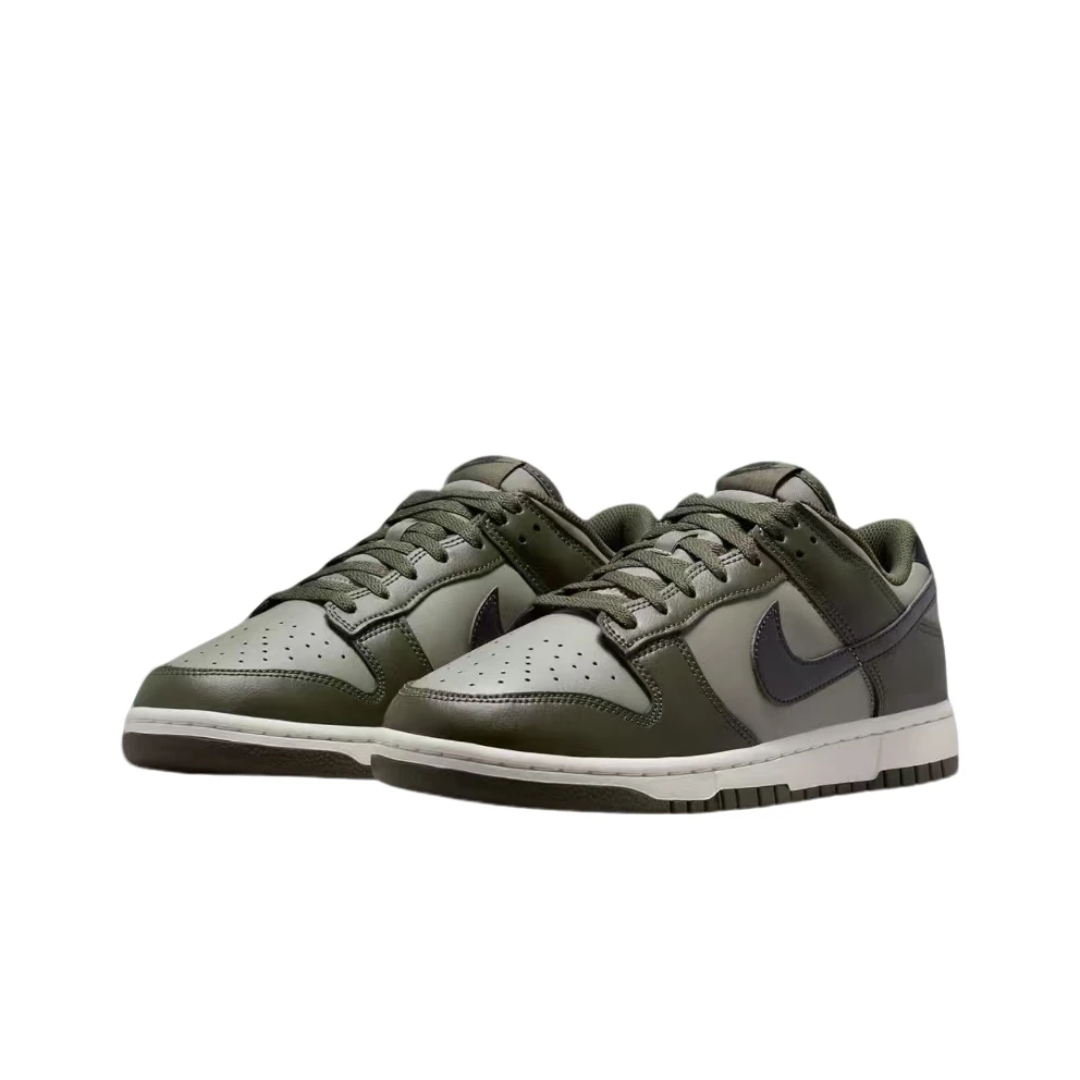 NIKE耐克跑者美学dunk Low RETRO男子低帮墨绿舒适板鞋HF5441-300