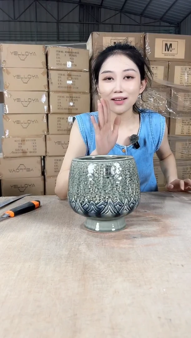 高脚裂纹灰色15x18