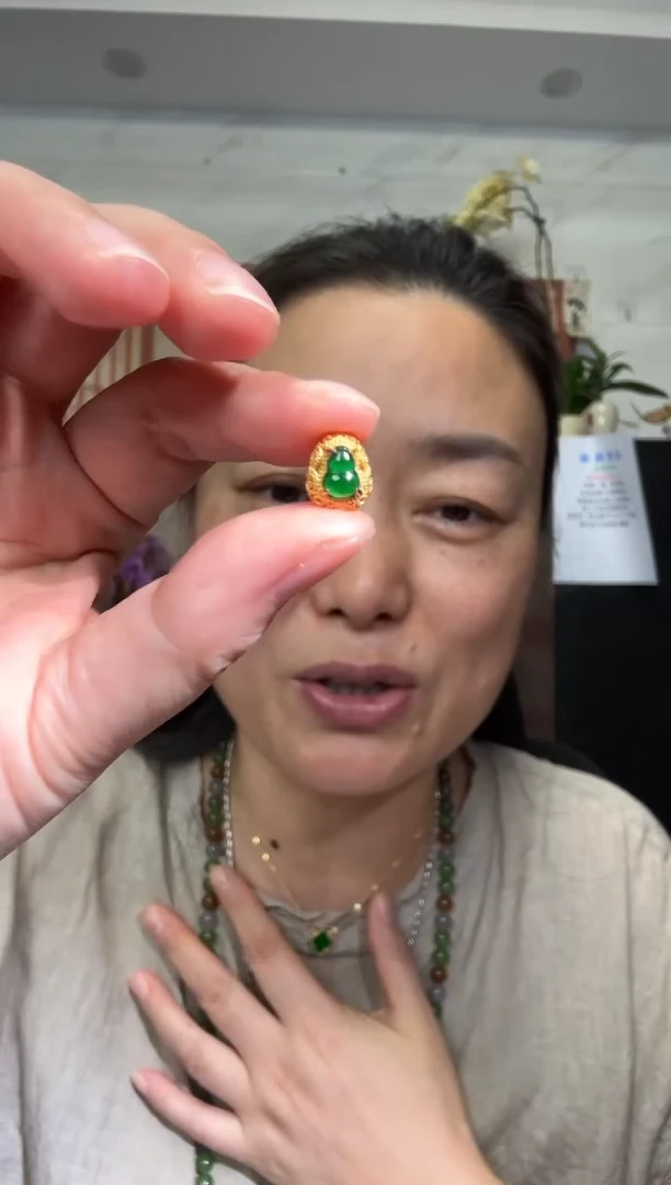 颈饰银S925镶嵌翡翠00003118