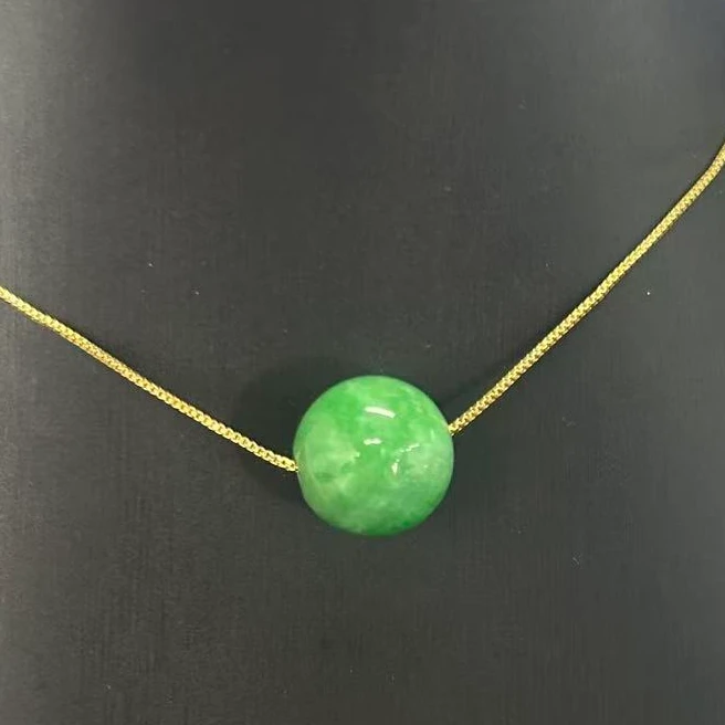 手链 绿翠色圆珠吊坠饰品