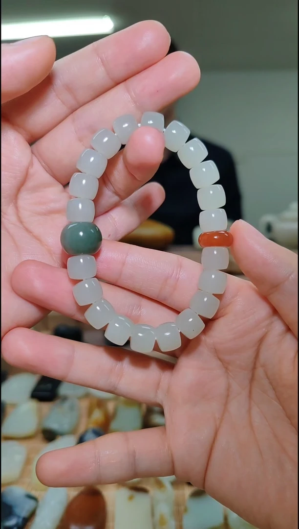 【闪购商品】和田玉手串未镶嵌新疆和田玉且末料手串