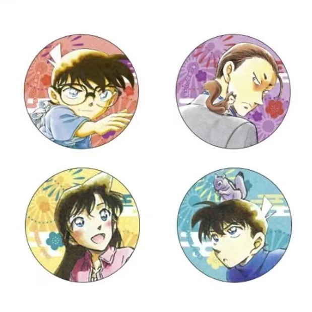 名侦探柯南（鹿鹿日谷）柯南京都限定和风吧唧徽章