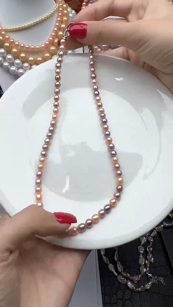 淡水珍珠未镶嵌颈饰1