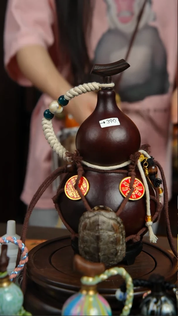 390号500ml左右非遗大漆酒葫芦